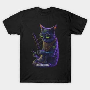 Techno T-Shirt - Techno Cat - Catsondrugs.com - Techno, rave, edm, festival, techno, trippy, music, 90s rave, psychedelic, party, trance, rave music, rave krispies, rave flyer T-Shirt T-Shirt T-Shirt T-Shirt